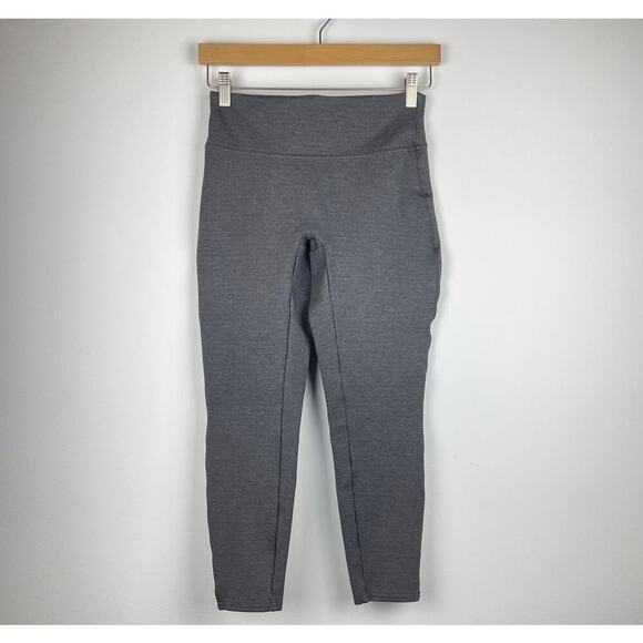 Spanx by Sara Blakely Grey Compression Cropped Leggings Petite S - Picture 1 of 8